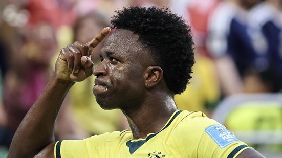 Vini Jr. marcou dois gols contra a Escócia: ele tem quatro na Copa - CBF
