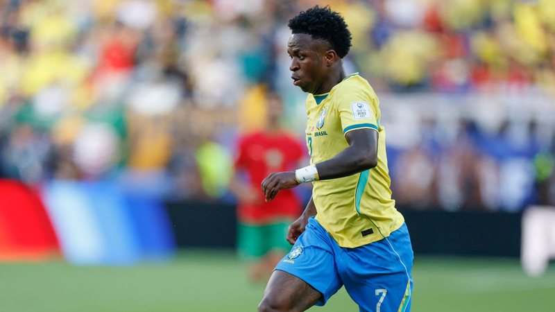 Vini Jr. vale 140 milhões de euros (R$ 825 milhões) sozinho - CBF