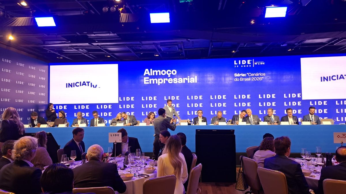 Encontro do Grupo de Líderes Empresariais  em São Paulo reúne analistas politicos - Marcel Naves/Viva
