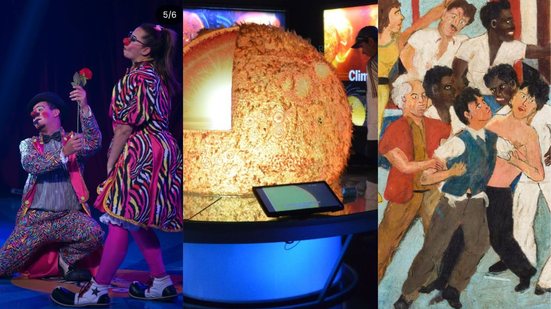 Mundo do Circo, Museu Catavento e Pinacoteca - Foto: @omundodocircosp; @cataventosp; @pinacotecasp