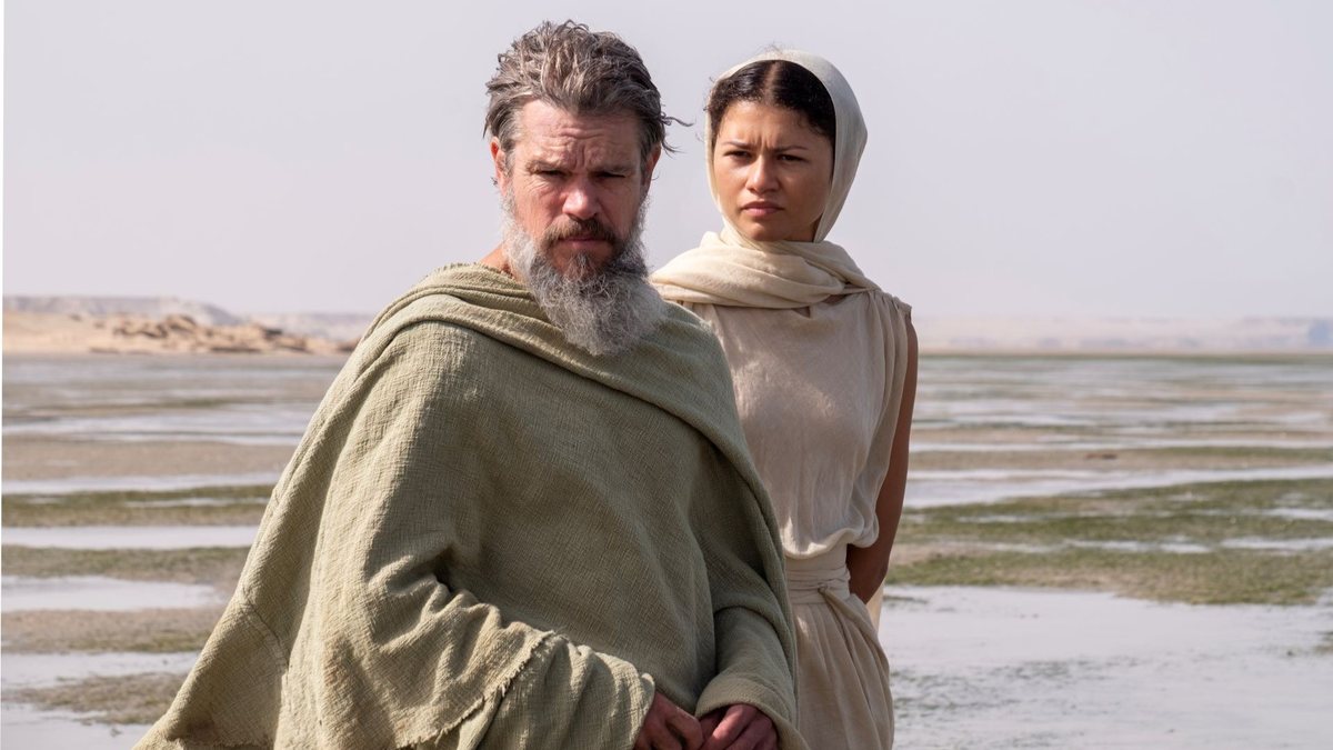 Matt Damon e Zendaya em cena de "A Odisseia" - Divulgação/Universal Pictures