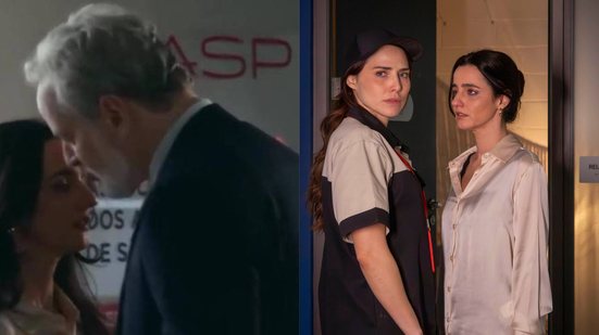 A personagem Suely, secretária de Ademir, é assediada em cena ambientada na AASP - Reprodução / TV Globo e Globo