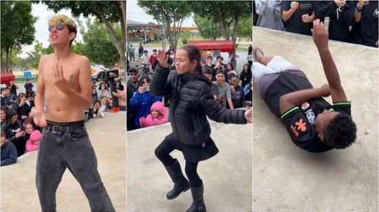 Mais de 200 jovens participaram do campeonato de 'farmar aura' em Suzano - @uuvitinhoo via Instagram