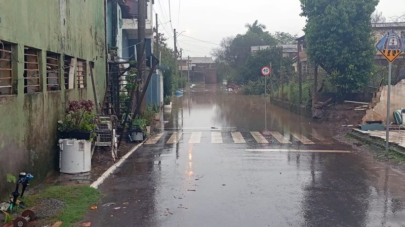 Cheia levou 13 famílias a deixarem suas casas em São Sebastião do Caí (RS) - Prefeitura Municipal de São Sebastião do Caí