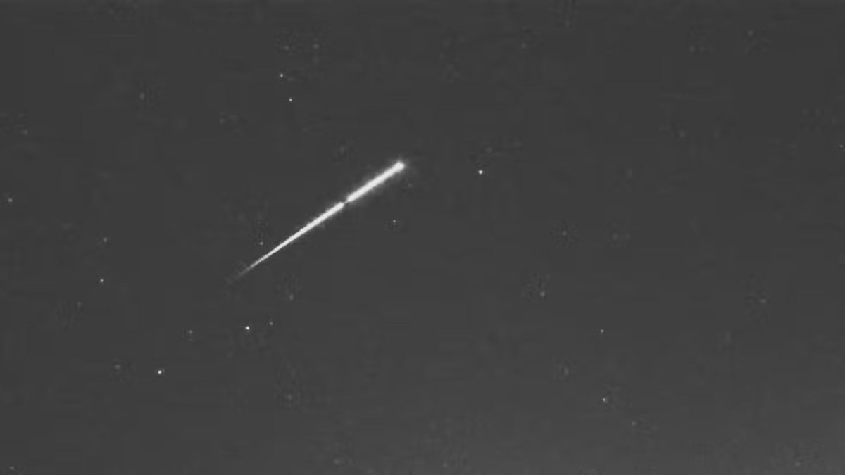 Chuva de meteoros vista em 2023 - Projeto Exoss