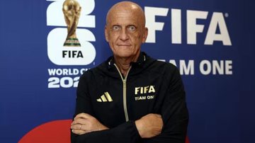 Pierluigi Collina, diretor de arbitragem da Fifa, defende árbitros, Infantino e a lisura da arbitragem na Copa - Divulgação / Fifa
