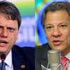 No cenário de segundo turno, Tarcísio lidera com 50% contra 32% de Haddad - Marcelo Camargo/Agência Brasil