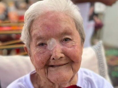 Lazara Maria da Conceição Barbosa, Dona Lazinha, morreu neste sábado, aos 109 anos - Reprodução