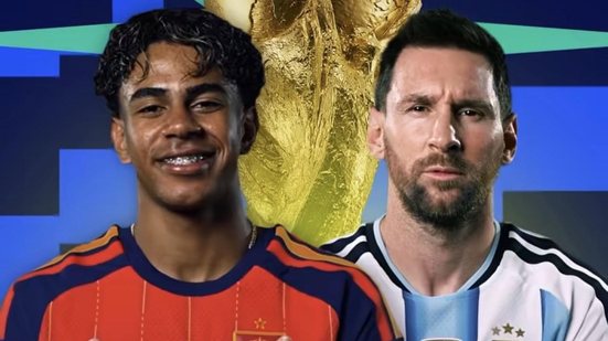 Lamine Yamal x Messi: final da Copa do Mundo de 2026 entre Espanha e Argentina - Instagram / Fifa