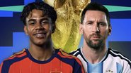 Lamine Yamal x Messi: final da Copa do Mundo de 2026 entre Espanha e Argentina - Instagram / Fifa