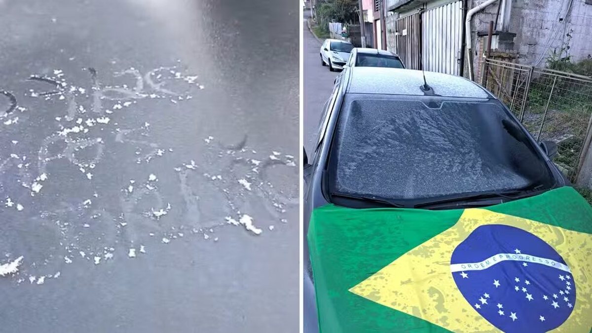 Temperatura em Campos do Jordão registrou 1,3°C na madrugada desta quarta-feira, 15 - Reprodução/TV Globo