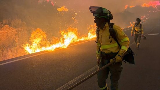 Incêndio começou na noite de quinta para sexta-feira na província de Almería - Junta de Andalucía/Divulgação