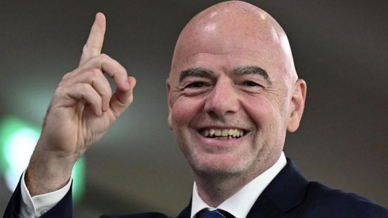 Gianni Infantino, presidente da Fifa: dois jogos por dia e um jatinho à disposição - Fifa