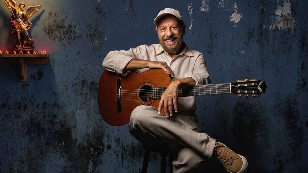 O cantor, compositor e violonista João Bosco lançará em 31 de julho o EP 'Amigos Novos e Antigos - Parte 1' - Leo Aversa/Divulgação