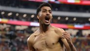 Hossam Abdelmaguid bateu o último pênalti que deu a classificação do Egito para as oitavas de final - Divulgação /Fifa
