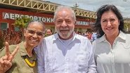 Lula durante evento com as ex-ministras Marina Silva (Rede) e Simone Tebet (PSB),  pré-candidatas ao Senado - Ricardo Stuckert/PR