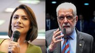Episódios recentes podem prejudicar as pretensões eleitorais de Flávio Bolsonaro e Lula - Fotos: PL Mulher/Divulgação e Carlos Moura/Agência Senado