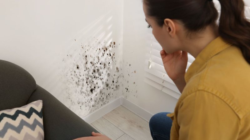 A exposição contínua ao mofo ou bolor pode agravar problemas já existentes, como rinite, sinusite, bronquite e asma - Adobe Stock