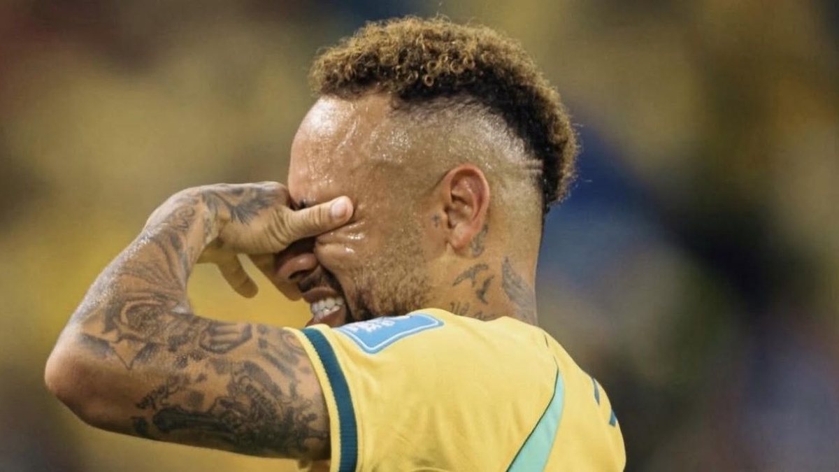 Neymar chora após fracasso dele e do Brasil na Copa do Mundo de 2026 - Instagram / Neymar