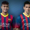 Neymar e Messi nos tempos de Barcelona: dois craques que tomaram caminhos diferentes - Divulgação / Barcelona FC