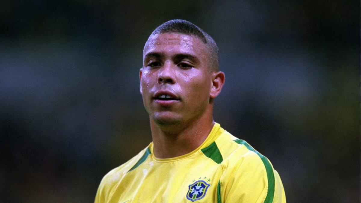 Ronaldo Fenômeno usou o corte do Cascão na Copa do Mundo de 2002 - Reprodução / FIFA