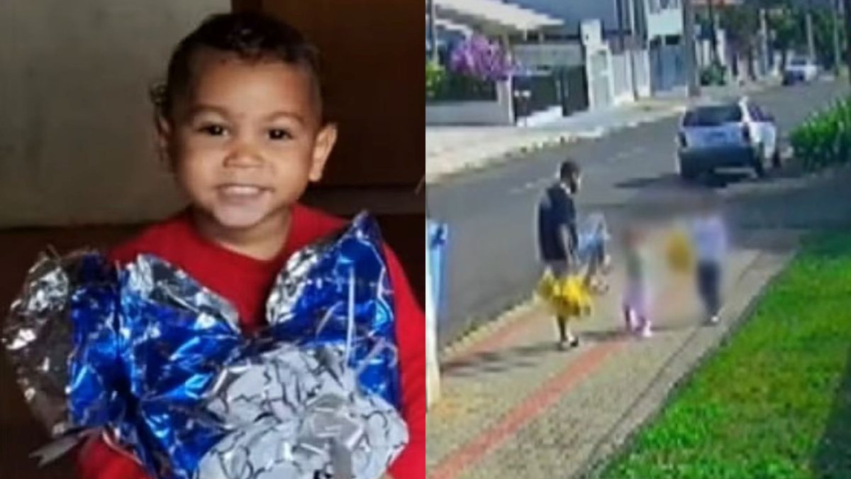 Menino de 3 anos morre no RS; câmera flagra chute em criança no PR - Arquivo Pessoal/Reprodução/Redes Sociais