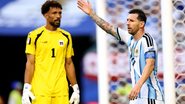 Vozinha, goleiro de Cabo Verde, e Messi, que reconheceu: partida difícil - Fifa