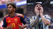 Final histórica coloca em campo duas superestrelas do futebol e desta Copa: Lamine Yamal e Lionel Messi - Reprodução / FIFA