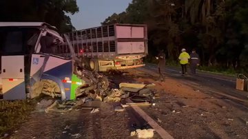 Acidente ocorreu por volta das 3h30, na BR-373 - PRF/Divulgação