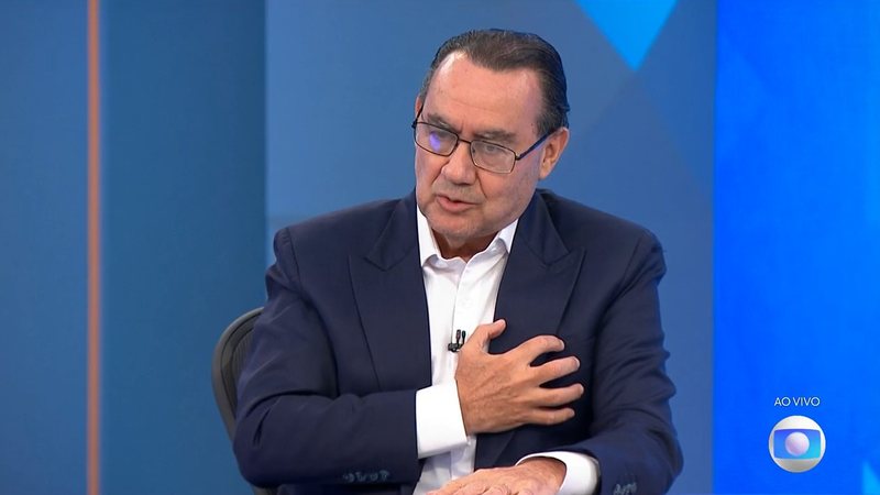 Candidato do Avante defendeu aumento da produtividade para enfrentar déficit - Reprodução/TV Globo