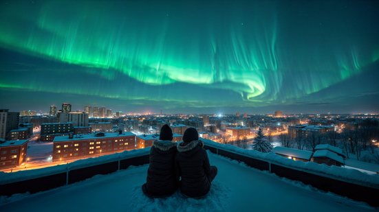 Com o fenômeno, a aurora boreal poderá ser vista em regiões mais ao sul do Polo Norte - Adobe Stock