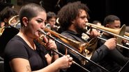 A Big Band da Orquestra Jovem Tom Jobim no Theatro São Pedro - Divulgação/Robs Borges