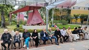 Homenageados e famílias de artistas que receberam tributo póstumo se reúnem na nova edição da Calçada da Fama, nos Estúdios Globo - Reprodução