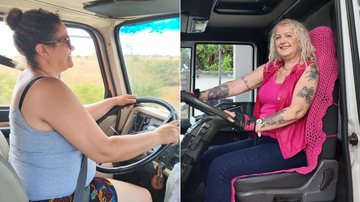 As caminhoneiras 50+ Cátia Martins e Ruzi Mel encontraram nas estradas uma forma de transformar suas carreiras - Arquivo pessoal