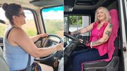 As caminhoneiras 50+ Cátia Martins e Ruzi Mel encontraram nas estradas uma forma de transformar suas carreiras - Arquivo pessoal