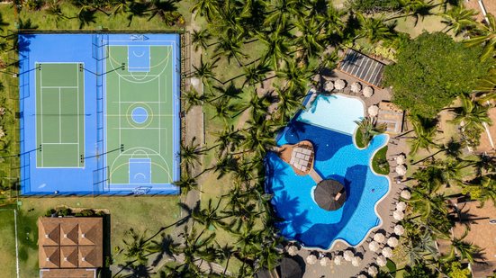 Vista aérea do Cana Brava Resort, em Ilhéus, na Bahia - Divulgação