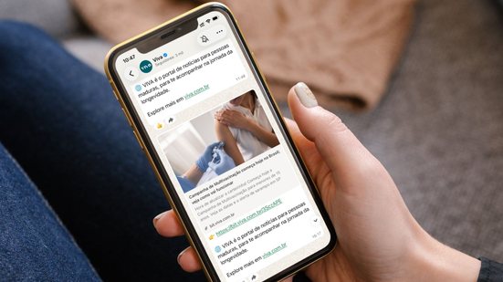 Leitores podem acompanhar as principais notícias do dia no canal do VIVA no WhatsApp - Divulgação/VIVA
