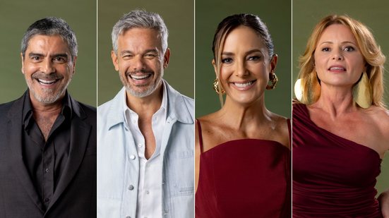 Dança dos Famosos reúne quatro participantes 50+: Junno Andrade, Otaviano Costa, Ticiane Pinheiro e Rita Guedes - Manoella Mello/Globo