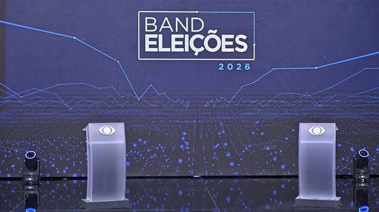 Ausências marcam o primeiro debate televisivo das eleições de 2026 - Divulgação/Band