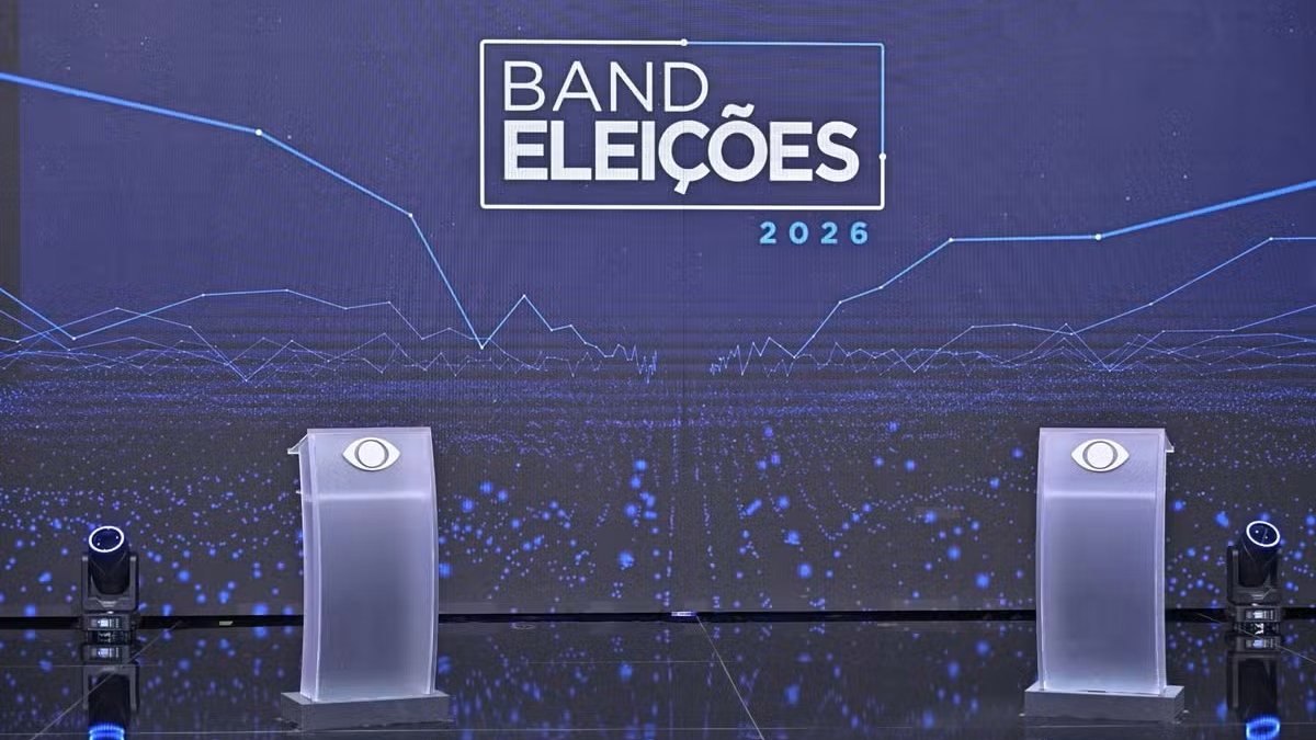 Ausências marcam o primeiro debate televisivo das eleições de 2026 - Divulgação/Band