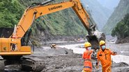 Mais de 1.500 pessoas estão desaparecidas após desastre na fronteira entre Nepal e China - Reprodução/CGTN