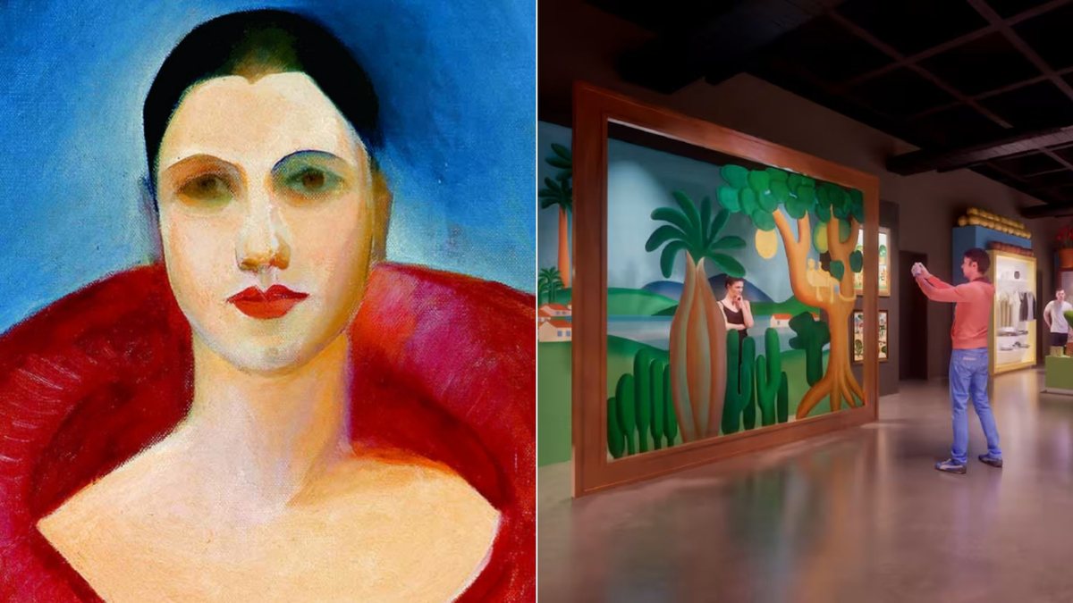 Mostra no Nubank Arte Lab celebra os 140 anos de Tarsila do Amaral com salas imersivas e experiências sensoriais - Divulgação