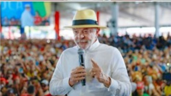 Lula durante a convenção do partido na Bahia - Divulgação/@lulaoficial