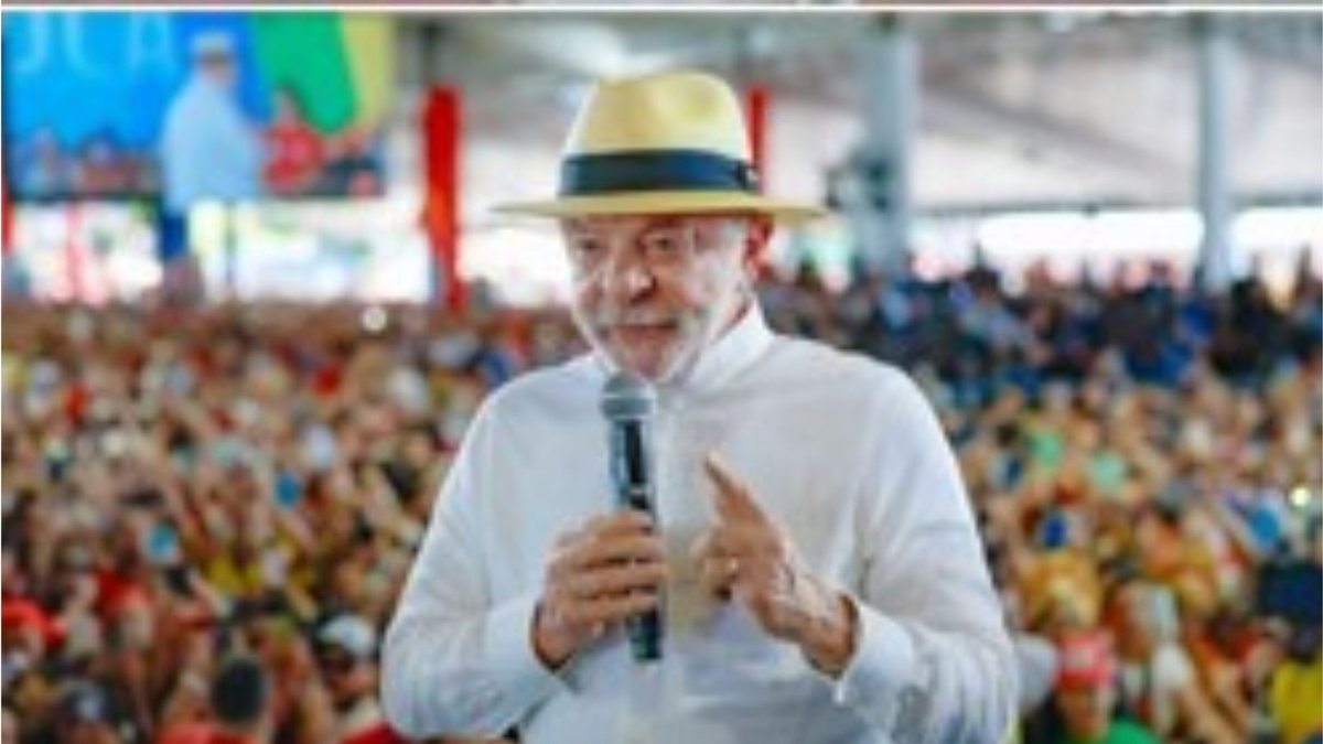 Lula durante a convenção do partido na Bahia - Divulgação/@lulaoficial