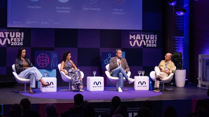 Evento teve painéis sobre saúde, transição de carreira, economia do cuidado, além de mentorias e  debates - Renato Aoki/MaturiFest 2026