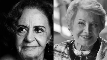 As atrizes Laura Cardoso e Glória Menezes faleceram na última terça-feira, 18 de agosto - Montagem/Divulgação MinC