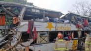 Ônibus saiu de Belo Horizonte e ia para Copacabana - Divulgação/ CBMERJ