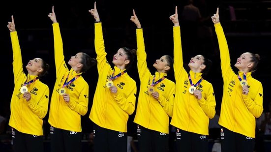 Brasil conquistou título inédito no Mundial de ginástica rítmica, na Alemanha - MeloGym/ CBG