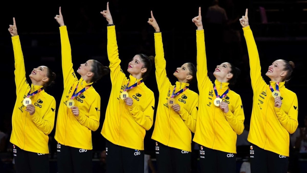 Brasil conquistou título inédito no Mundial de ginástica rítmica, na Alemanha - MeloGym/ CBG