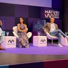 Virna Dias, Ana Beatriz Baptistella, Teco Padaratz e Xico Sá no painel 'Depois do Pódio', no MaturiFest - Ana Mello/VIVA
